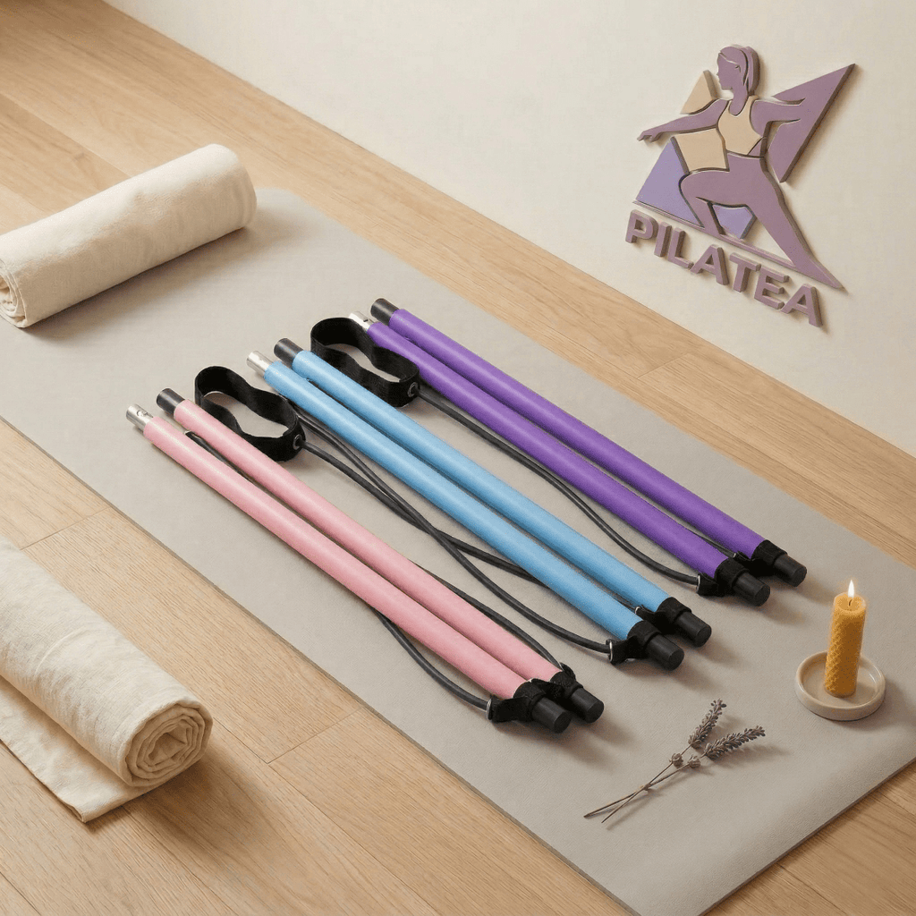 Barre de Yoga Avec Bande de Résistance Pilatea - Pilatea